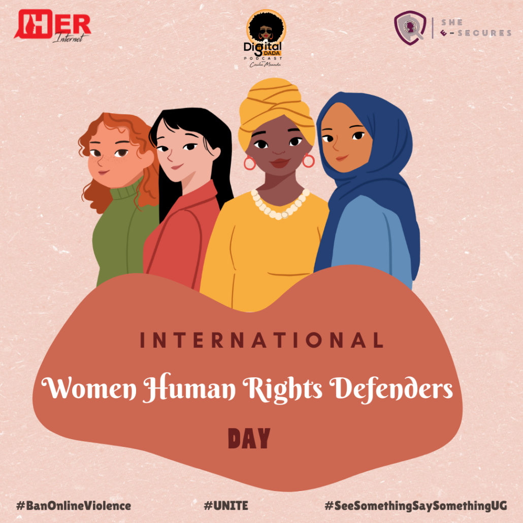 INTERNATIONAL WOMEN HUMAN RIGHTS DEFENDERS DAY 2022. HER